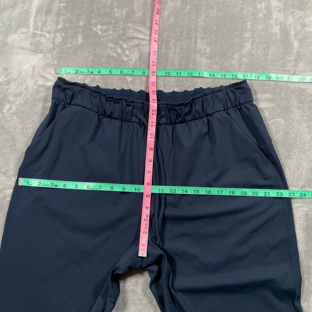 Lululemon Pant 14 Blue Stretch High Rise Drawstring Pull On Athleisure Comfort - Picture 9 of 11